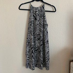 Palm Print Dress